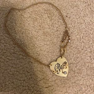 Juicy couture pure juicy safety pin clip necklace